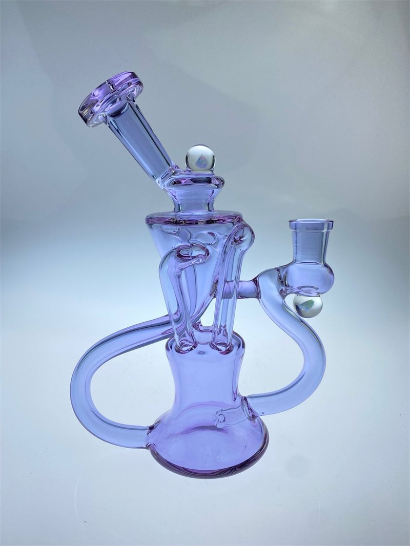 

new design recycle purple cfl rig 14mm welcome order high quality