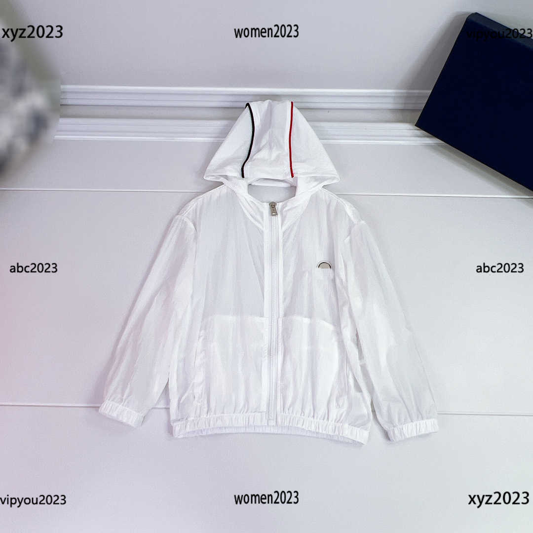 

baby clothes ventilate Jacket high-quality Hooded sun protection clothing Striped decoration kids Outwear clothing new product, #2