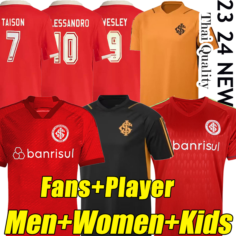 

23/24 SC Internacional Soccer Jerseys Home WESLEY TAISON EDENILSON D'ALESSANDRO LIZIERO 2023 2024 BUSTOS GABRIEL men women kids kit goalkeeper football shirts, 23-24 training