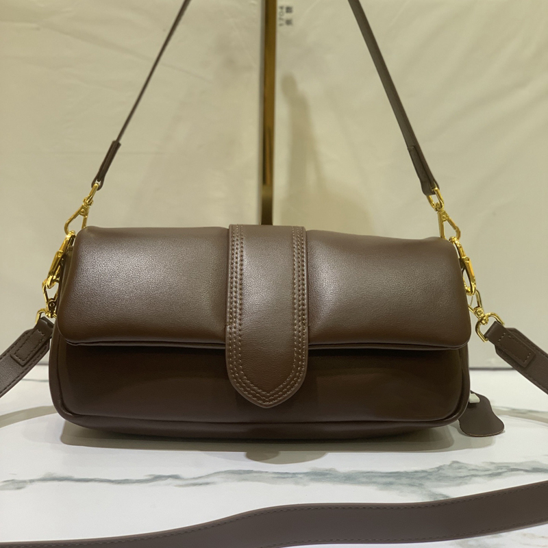 

Luxury cloud bag Soft designer handbag Ladies shoulder bag Leather Jacqmus bambimou bag Fashion handbags Soft crossbody bags New 2023, #8 size:28x12.5x7cm