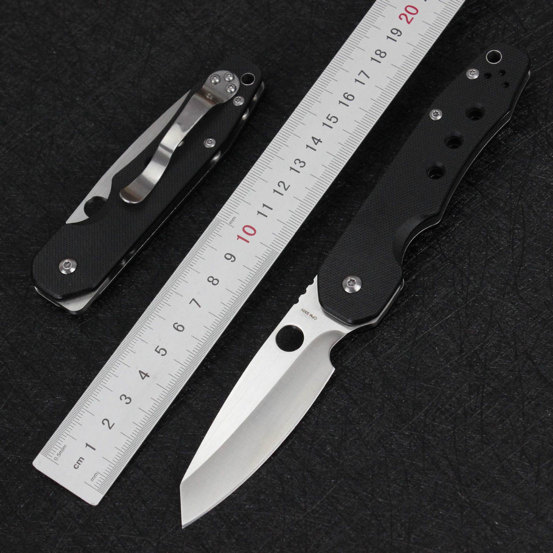 

C240 Quality Folding Knife CPM S30V 58-59HRC Folding Knife Outdoor Camping G10 Handle Pocket Knife