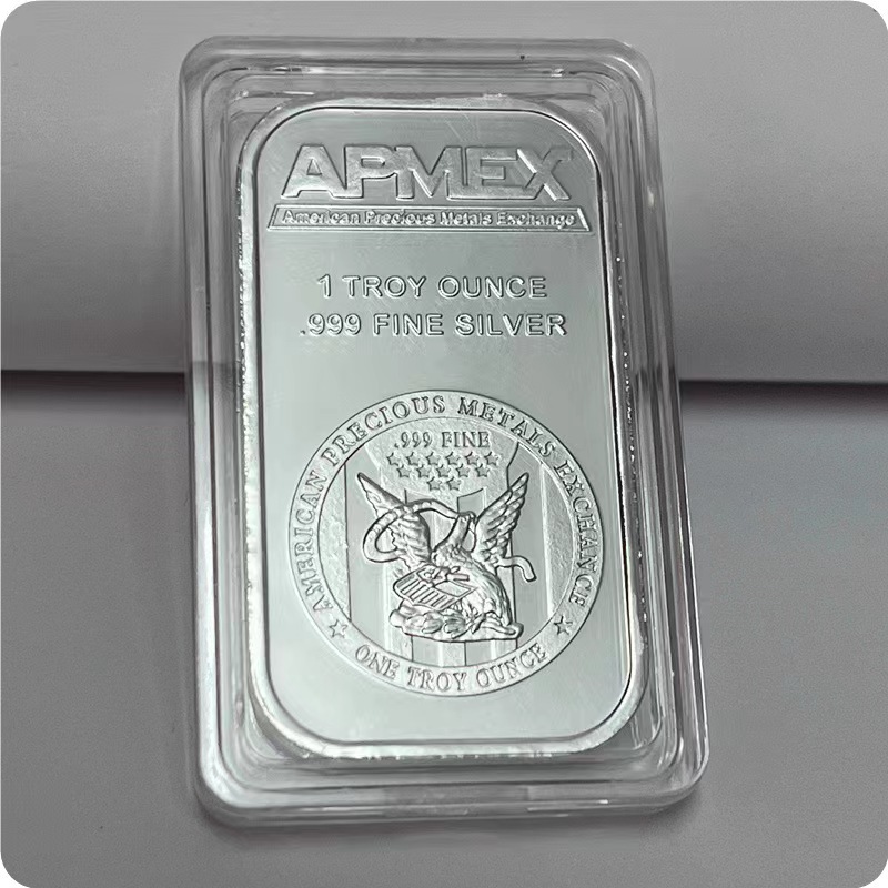 

Free Shipping,One Ounce.999 Fine Silver Bullion Bar/Coin Collection,American Collectible Silver Bar Other Arts and Crafts
