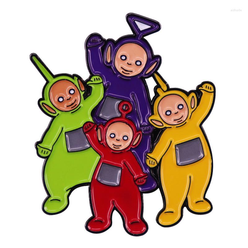 

Brooches Cute Anime TV Enamel Pins Collect Funny Children Fashion Jewelry Gifts Metal Cartoon Brooch Backpack Collar Lapel Badges