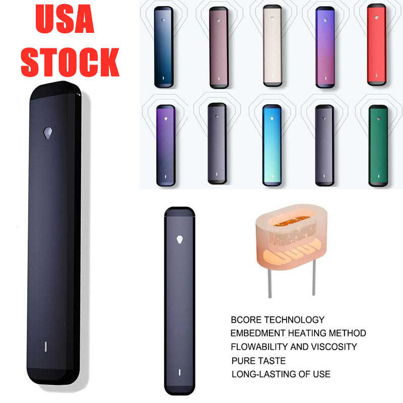 

Disposable Vape Pen Pods USA STOCK E Cigarettes Starter Kits 1ML Empty Pod BCORE Ceramic 280mAh Built-in Rechargeable Vapes Battery Thick Oil Vaporizer Snap Tops d9