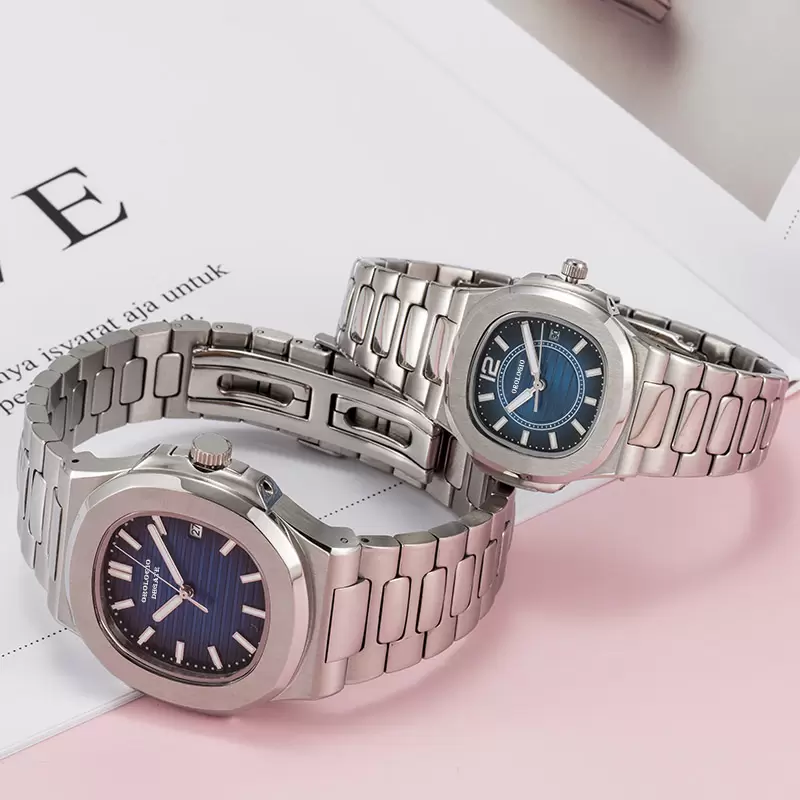 New watch men's automatic watch women's quartz watch all stainless steel sapphire waterproof luminescent watch U1 couple's watch m-image-859331026