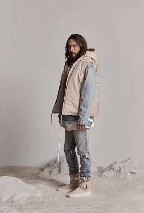 

Fog Fears of God Season 6 Strap Washable Old Men's Straight Leg Fashion Casual Jeans Light Blue
