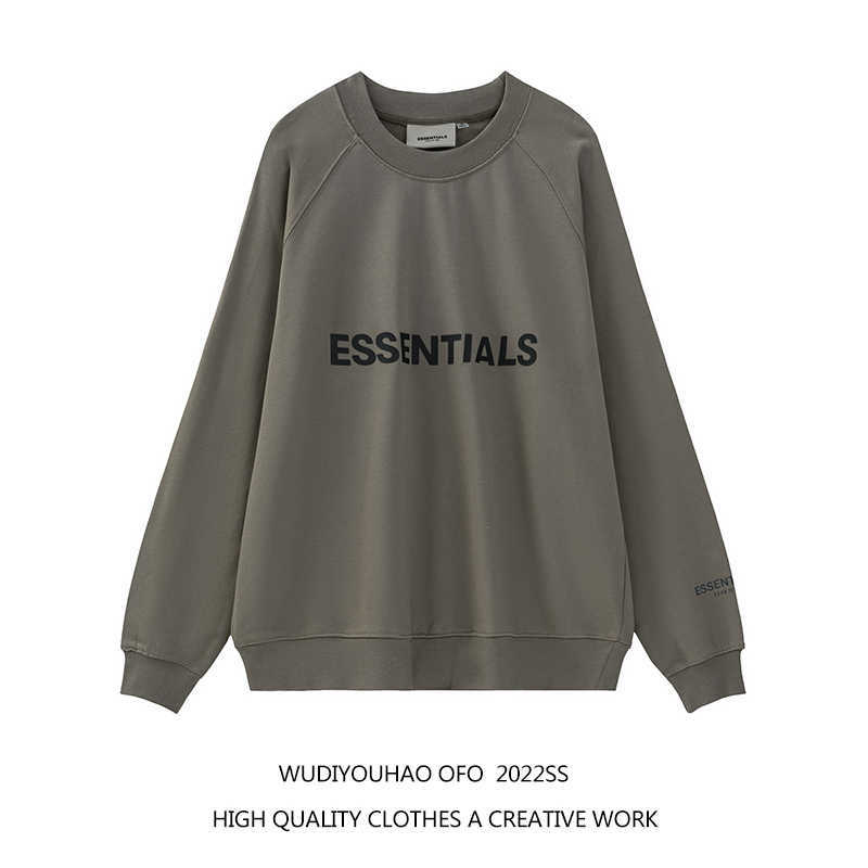 

Ess Hoodie Sweatshirts Designer Clothing Fears of God Fog Essen American Fashion Brand Loose Casual Round Neck Sweater Pullover Fashion Mens Womens, Shipping fee