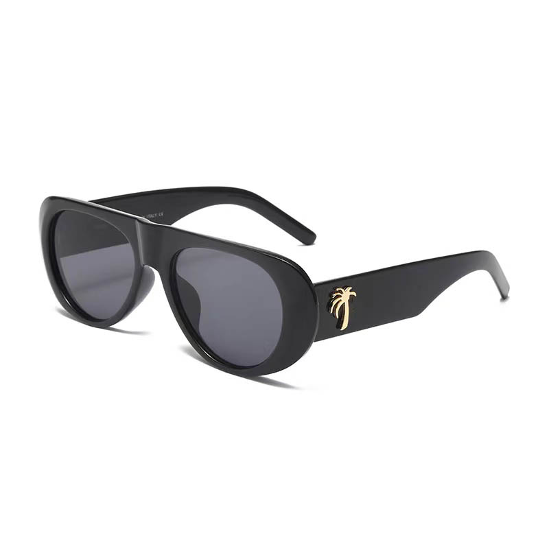 

Relief Palm Tree Designer Vintage Sunglasses Men Women Top Quality Sun Glasses Goggle Beach Adumbral