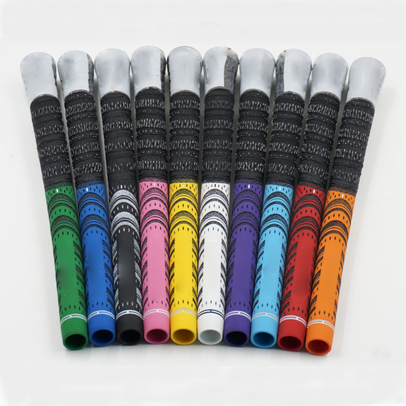 

Club Grips Wholesale Multi Compound Standard Golf Grips Woods Irons Grips 10PCS With 1 Free Tape Golf Clubs Accessories 230414