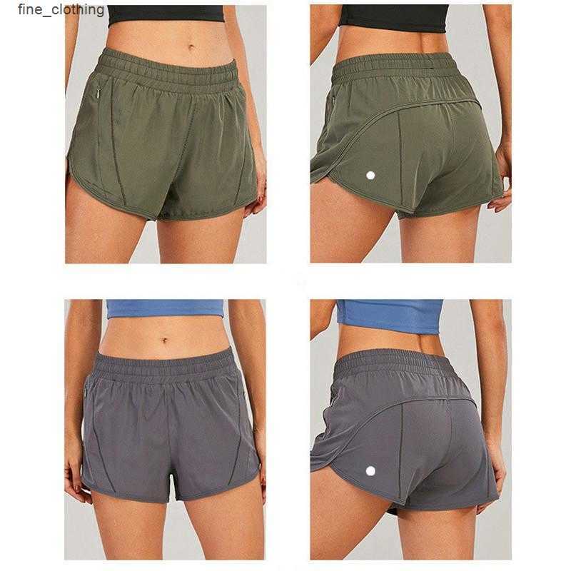 

lulus Women Yoga Outfits Short Lined Running Shorts With Zipper Pocket Gym Ladies Casual Sportswear For Girls Exercise Fitness, Pink