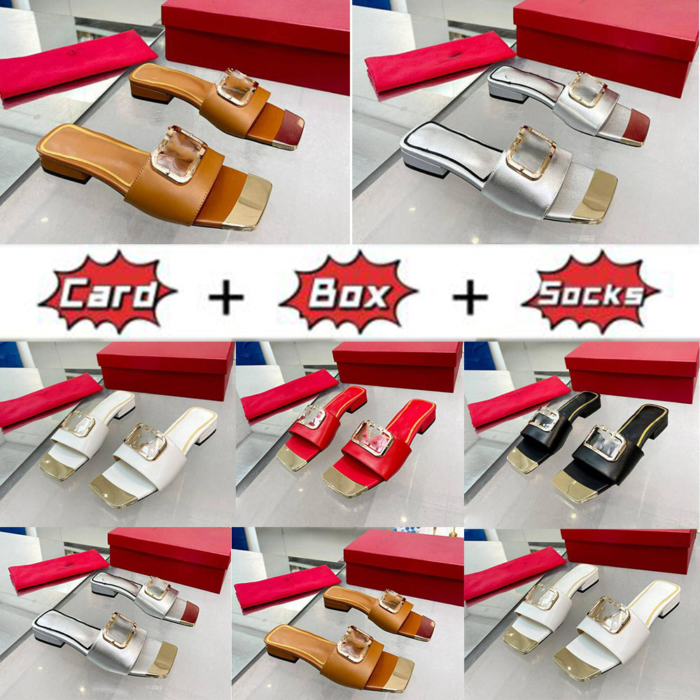

Designer Slippers Women's Sandals Leather Slippers Platform Valentinoity Slide Rubber Sandal Summer Fashion Patform dvxcvdzf, As shown here