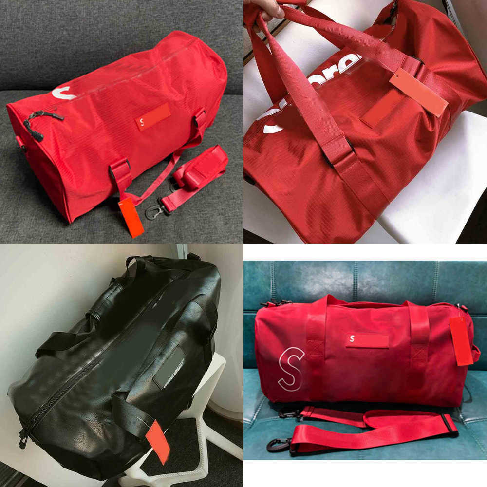 

Super Portable Fitness Bag Large Capacity Luggage Leisure Backpack Yoga Bag Men's and Women's duffel bags 220628, Sky blue