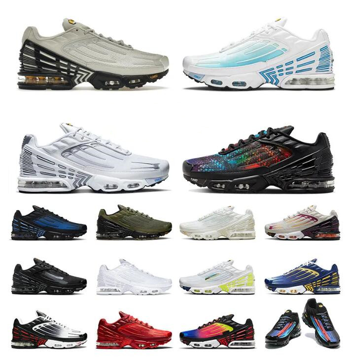 

Tuned Tn Plus 3 Womens Mens Running Shoes Top Fashion Tn3 Trainers Unity Bred Grey Mesh OG Black Red White Sneakers Laser Blue airsmx tns Atlanta Terrascape Big US 12, 23