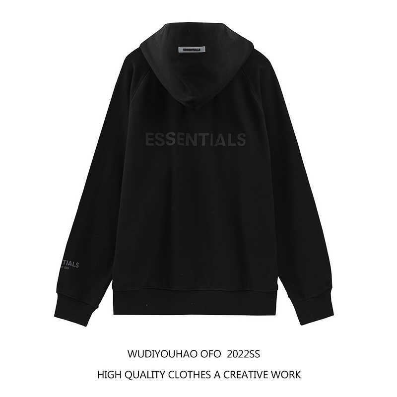 

Ess Hoodie Sweatshirts Designer Clothing Fears of God Essen Sweater Zip Up Coat Cardigan Fog American Casual Hoodies for Mens Womens Fashion Streetwear, Shipping fee