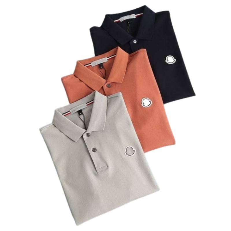 

Designers summer Men's Polos T Shirt Luxury fashion Casual man Monclair high end Spring Short Sleeve Tshirts Cotton Polo Mens With monclear Embroidery letter Monclers Badges