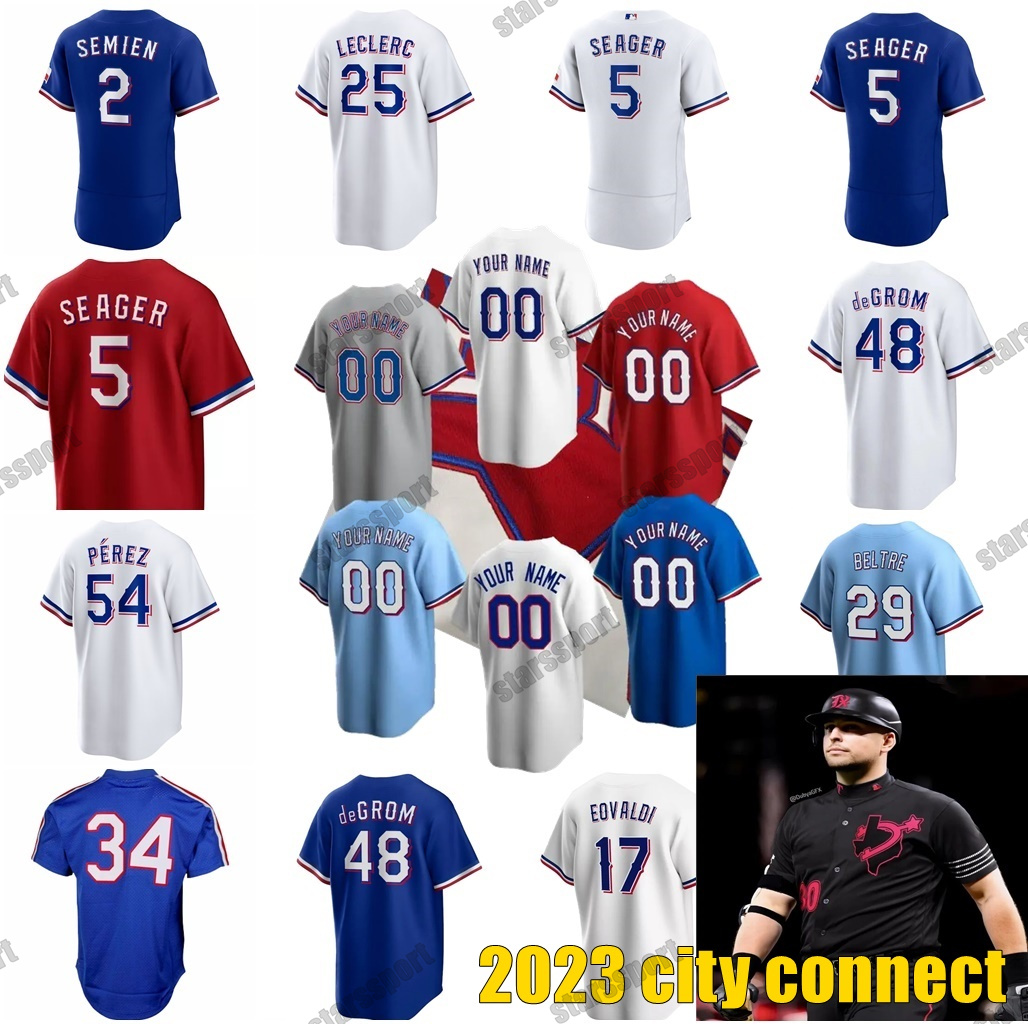 

Jacob deGrom Jersey 2023 City Connect Corey Seager Jerseys Marcus Semien Texas Josh Smith Adolis Garcia Kole Calhoun Nolan Ryan Jon Gray Hamilton Men Women Youth, Colour 13