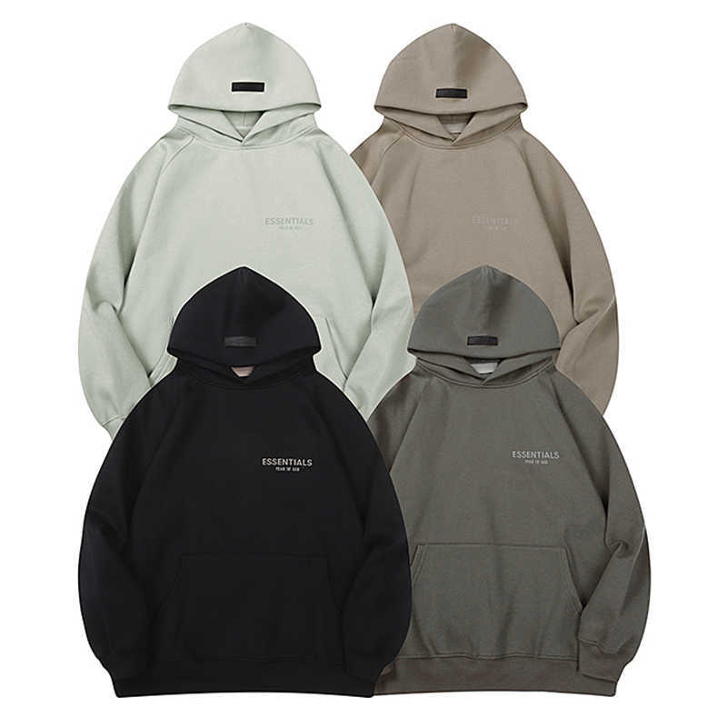 

Ess Hoodie Sweatshirts Designer Clothing Fears of God Fog Essen Flocked Letter Printed Hoodies with Plush American Trendy Couple Sweatshirt Mens Womens Streetwear, Shipping fee