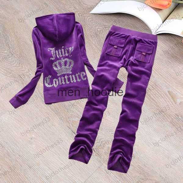 

juicy tracksuits Juicy Tracksuit Womens Two Piece Pants Back Hot Drill Letter Decoration Hooded Regular Slim Tops juicy tracksuit Trousers Designer Joker 24Z3B, 12