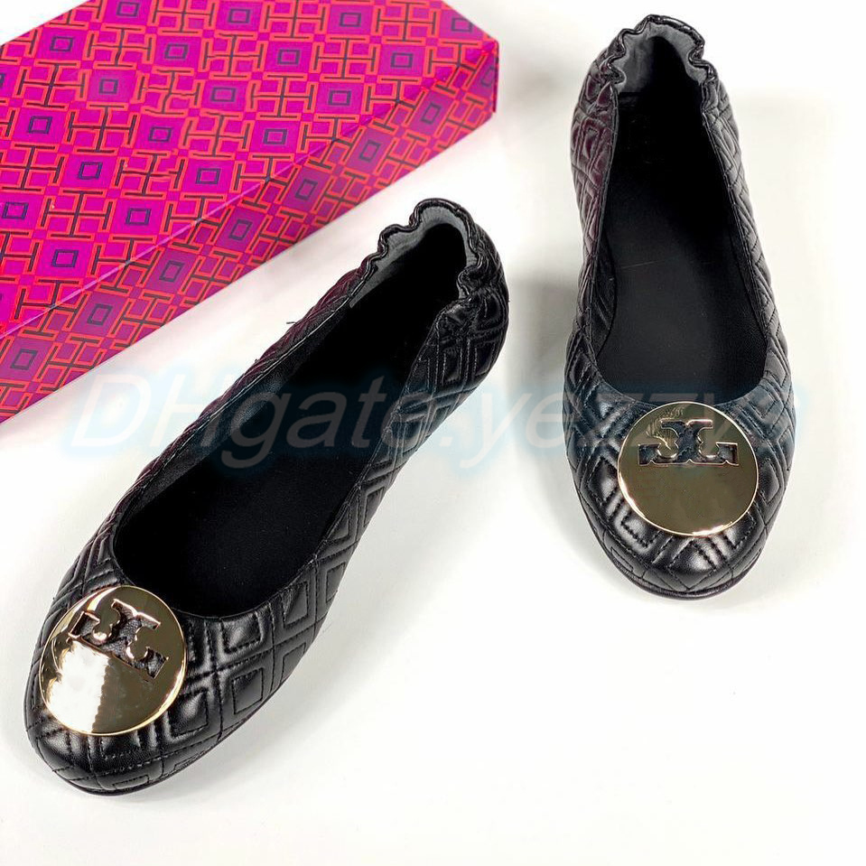 

designer slipper woman Claire Georgia luxury man ballet classic flat leather rubber slide sole travel dress shoe fashion black boat shoes leather size 35-40 sandal, #2