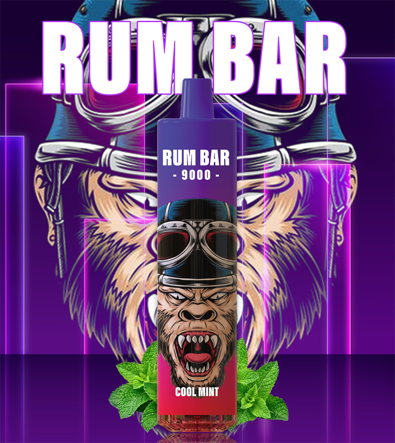 

Original RUM BAR 9000 Puff Electronic Cigarette Disposable Vape Starter Kit 13.0 ml Battery 600mAh Rechargeable E-Cigarette Vape Pen