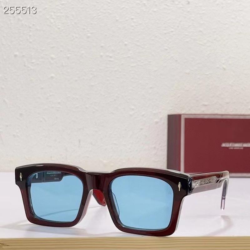 

Sunglasses 2023 Vintage Fashion Jacques KAINEI 10mm Thick Imported Acetate Frame UV400 Polarized Lens Women Man High Quality