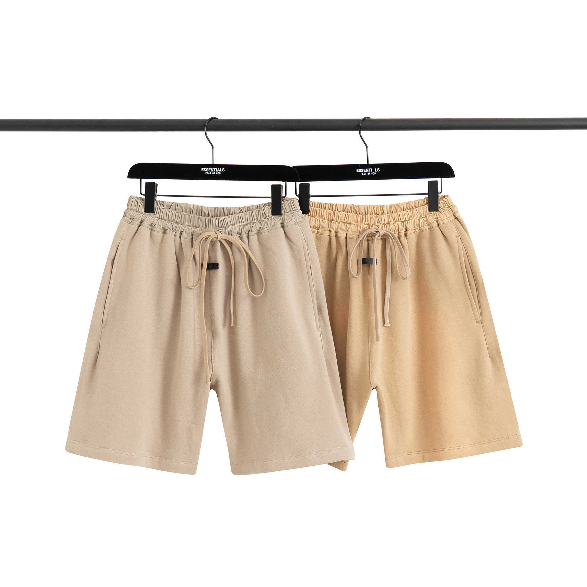 

ESS shorts Luxury Mens Designer 7TH FOG FEARs OF GOD Main Line American Loose Fashion Brand Summer Sports Casual Men's Shorts and Pants casual short, 7th vintage camel shorts