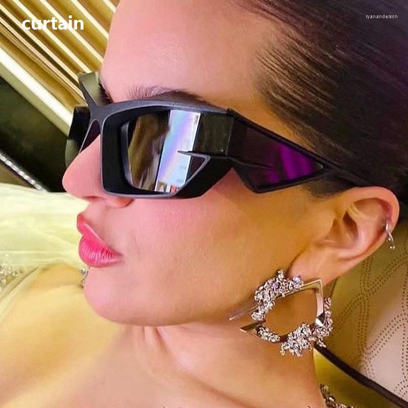 

Sunglasses Top Luxury Punk Men Retro Eyewear Fashion Designer Bar High-tech Eyeglasses UV400 Sports Hip-hop Male Sun Glasses