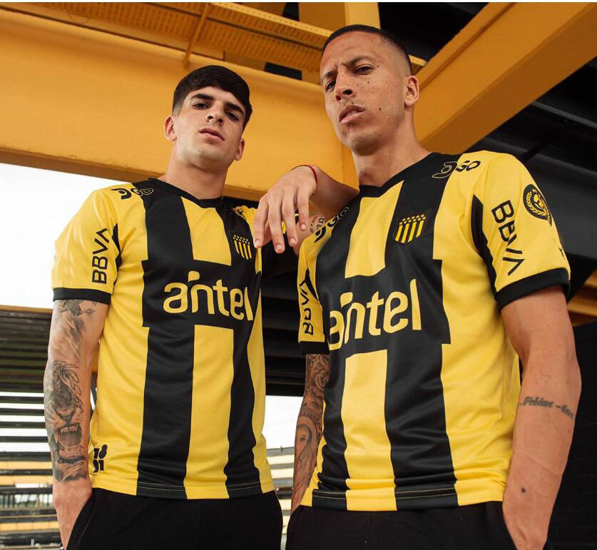 

23 24 Penarol F. TORRES Mens Soccer Jerseys 2023 131st Anniversary Penarol RODRIGUEZ 2024 Home Yellow Black Away Grey Football Shirt Short Sleeve Uniforms