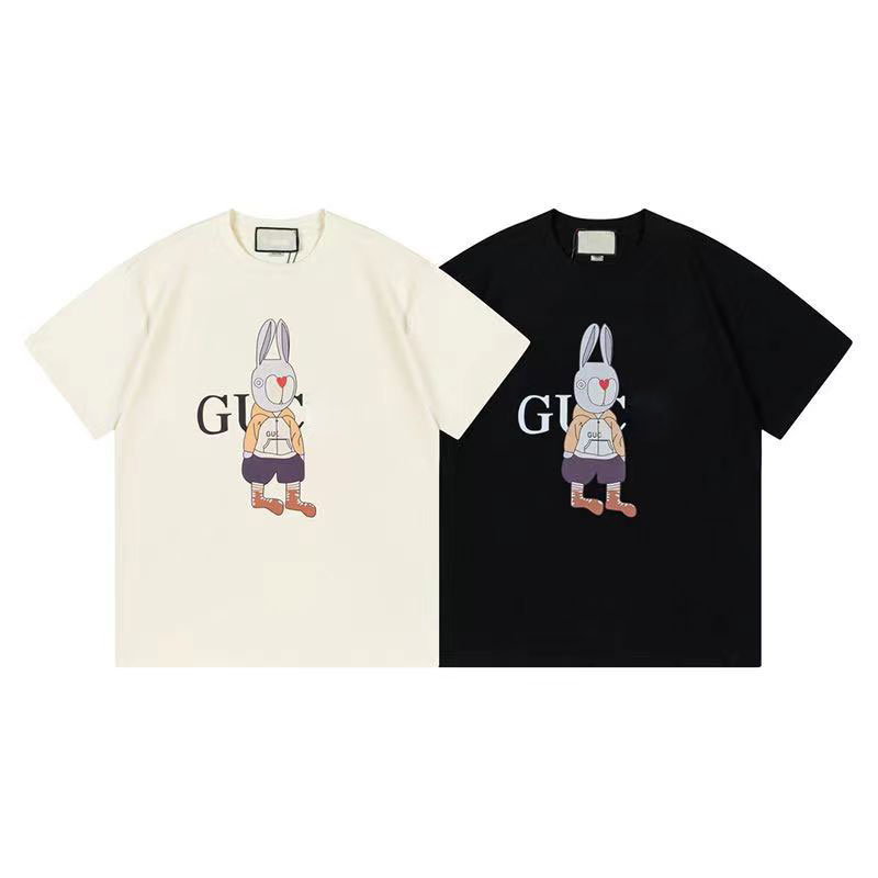 

2023 Adult Summer T-shirt Short Sleeve Men and Women European and American Fashion Clothing Trend Loose Sports Breathable Classic Timeless Versatile High-quality, 002
