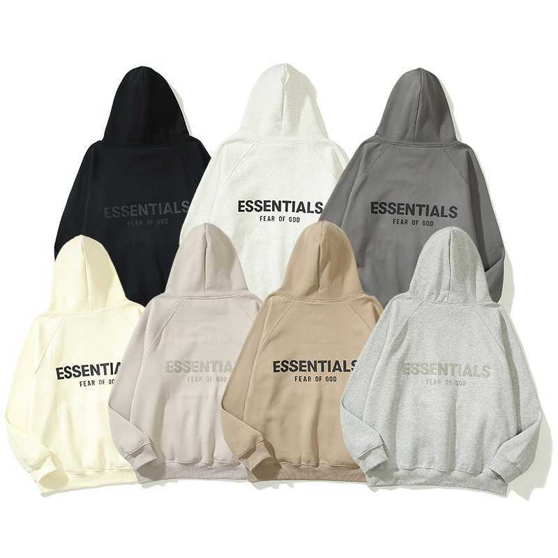 

Ess Hoodie Sweatshirts Designer Clothing Essen Back Adhesive Letter Fog Long Sleeve Hoodies Fears of God Fashion Brand Sweater for Mens Womens Fashion Streetwear, Shipping fee