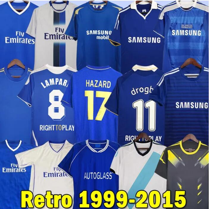 

CFC 1999 Retro Soccer Jerseys Lampard Torres Drogba 01 03 05 06 07 08 Football Shirts Camiseta WISE finals 2011 12 13 14 15 TERRY ROBBEN GULLIT Long sleeve Soccer Jerse, 1999-01 home