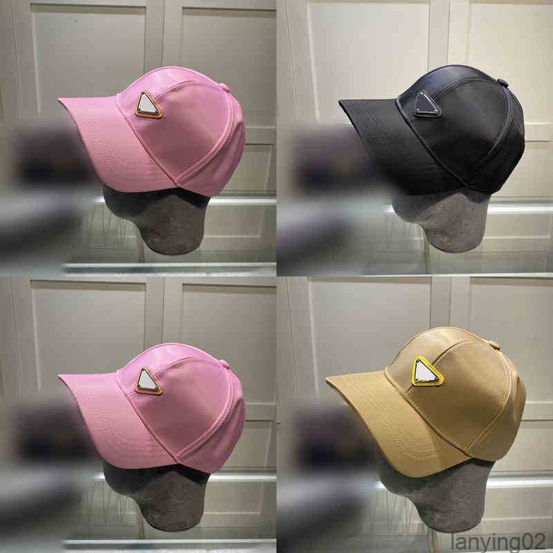 

Nylon Baseball Cap Fashion Men Women Golf Bonnie Bonnet Triangle Caps Outdoor Luxury Designers Hats Mens Bucket Hat Casquette t5, Pink