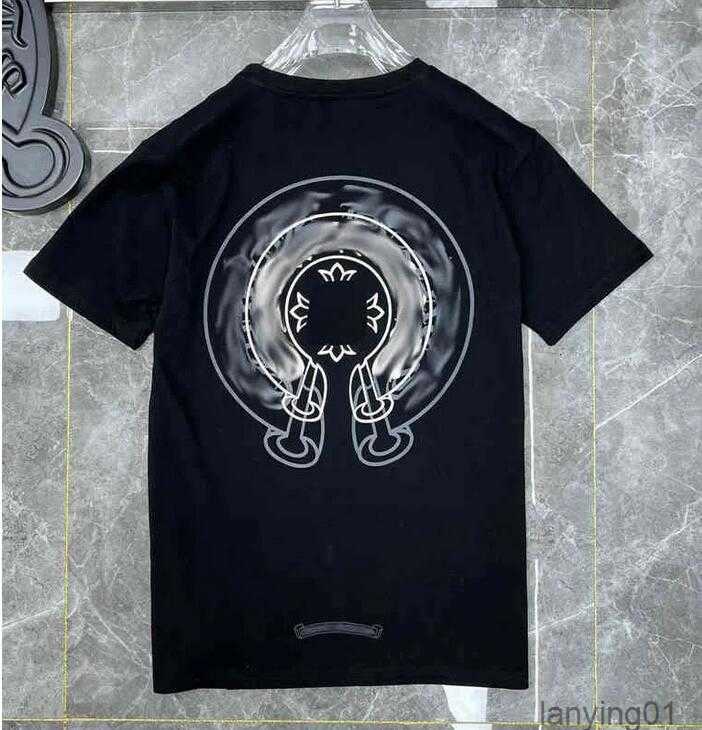 

New Ch Classic Mens t Shirt Highs Quality Brand Letter Sanskrit Cross Pattern Sweater T-shirts Designers Pullover Tops Cotton Tshirts Hearts Original