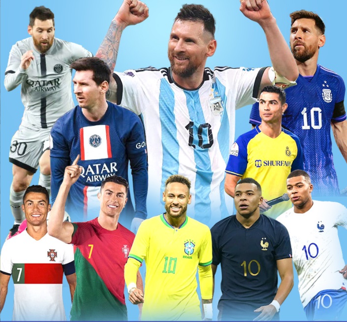 

22-23 New Season World Cup Club Football Jersey Set Men's and Women's Paris Messi Cristiano Ronaldo Football Jersey Personalized Customized Children's Adult Set, As shown in the figure
