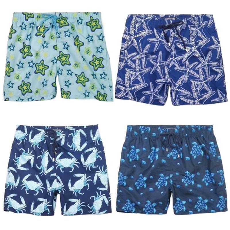 

Men's Shorts Vilbrequin Bermuda Pantaloncini Boardshorts Villebrequin Trunks Mens Surfwear Bermudas Beach Short Turtles Summer 03750, 322
