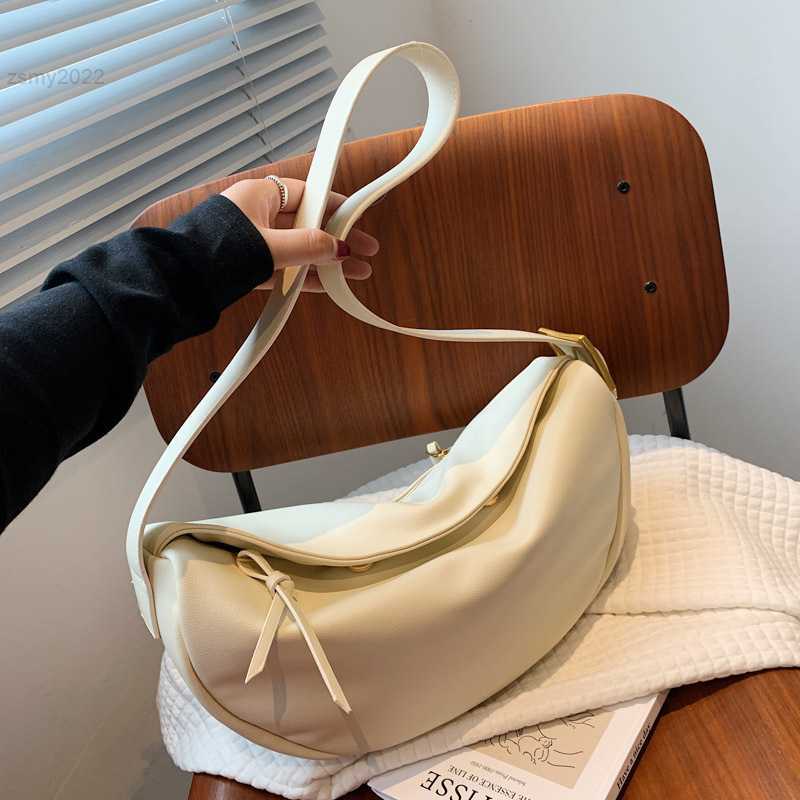 

Evening Bags Women's Handbag 2022 Trend Simple Large Capacity Summer New Fashion Versatile Casual Dumpling Type Messenger Shoulder Bags, Beige
