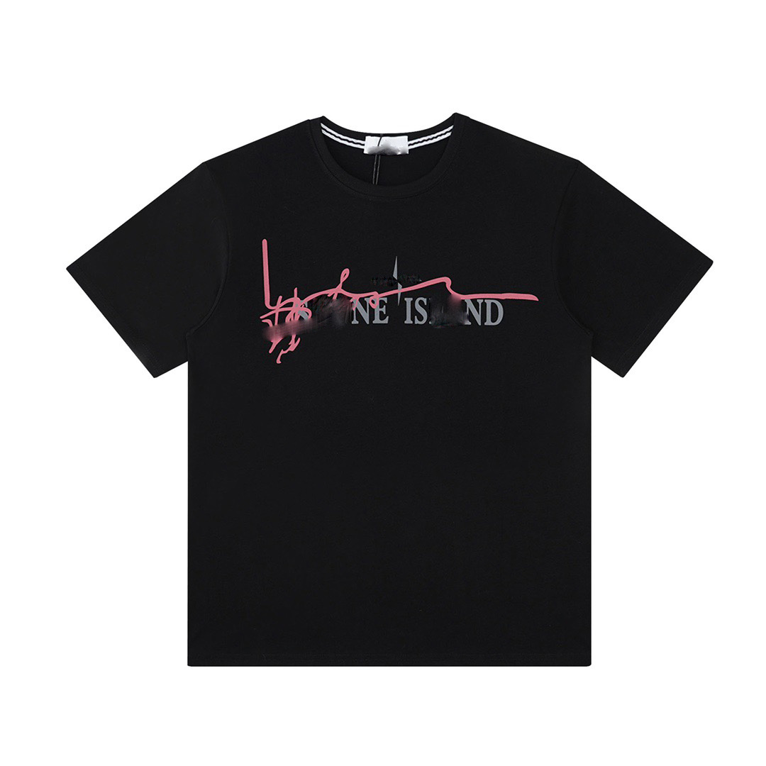 

Designer brand topstoney men's t shirts island versized t shirt women fashion Summer Stones and Islands short sleeve tide stone men Multicolor top cotton clothes