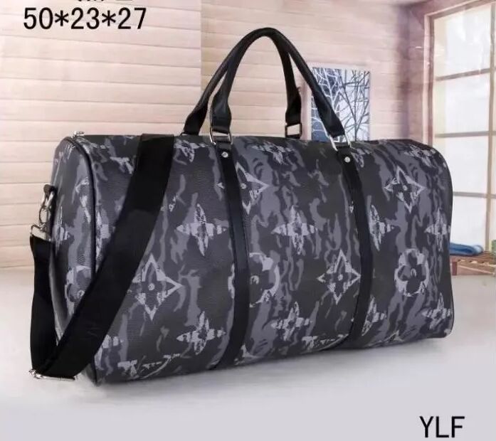 

Designers fashion duffel bags luxury men female travel bags leather handbags large capacity holdall carry on luggage overnight weekender bag 41412#, With logo