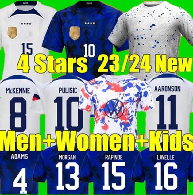 

2022 2023 Rose Lavelle PULISIC Soccer jerseys USWNT Megan Rapinoe Trinity Rodman Alex Morgan Team UsAs Alex Morgan Lindsey Horan Sophia Smith Mallory Pugh Shirt Ertz, 23/24