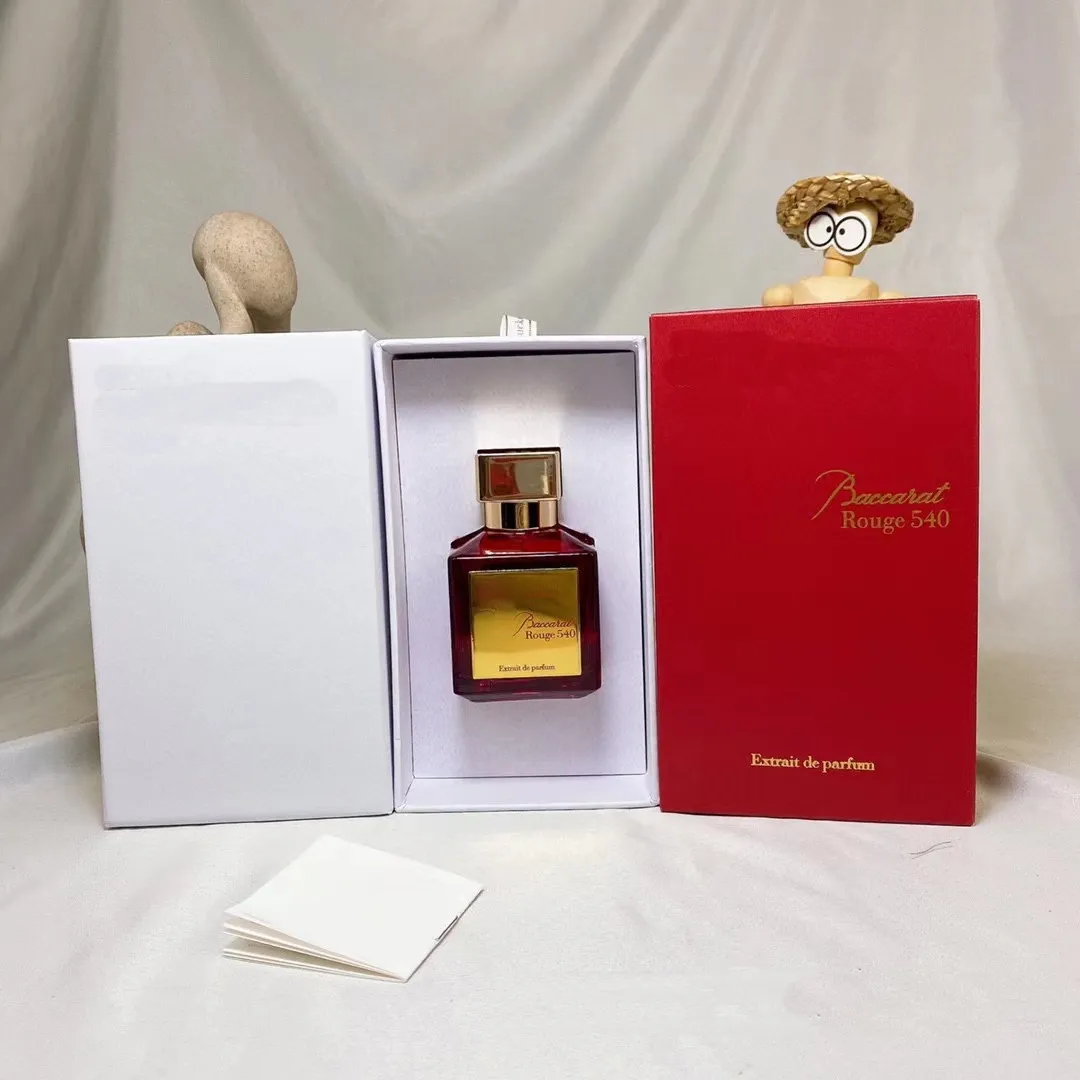 

Luxuries designer Promotion Masion Rouge Baccarat Perfume 70ml 540 Extrait Eau De Parfum 2.4FL.OZ Paris Unisex Fragrance Long Lasting Smell Cologne Spray fast ship