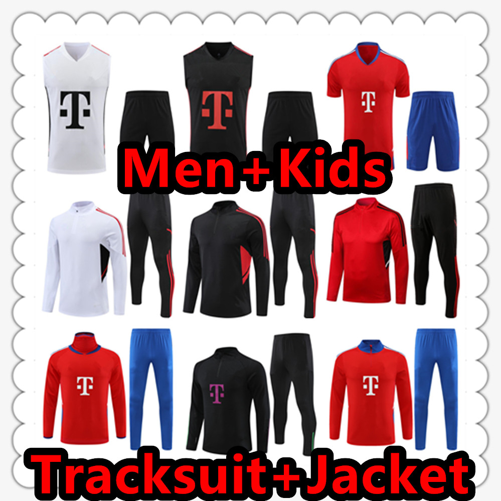 

22 23 24 Bayern Munich tracksuit soccer jerseys DE LIGT SANE jersey football shirt HERNANDEZ GORETZKA GNABRY camisa de futebol KIMMICH men kids kits