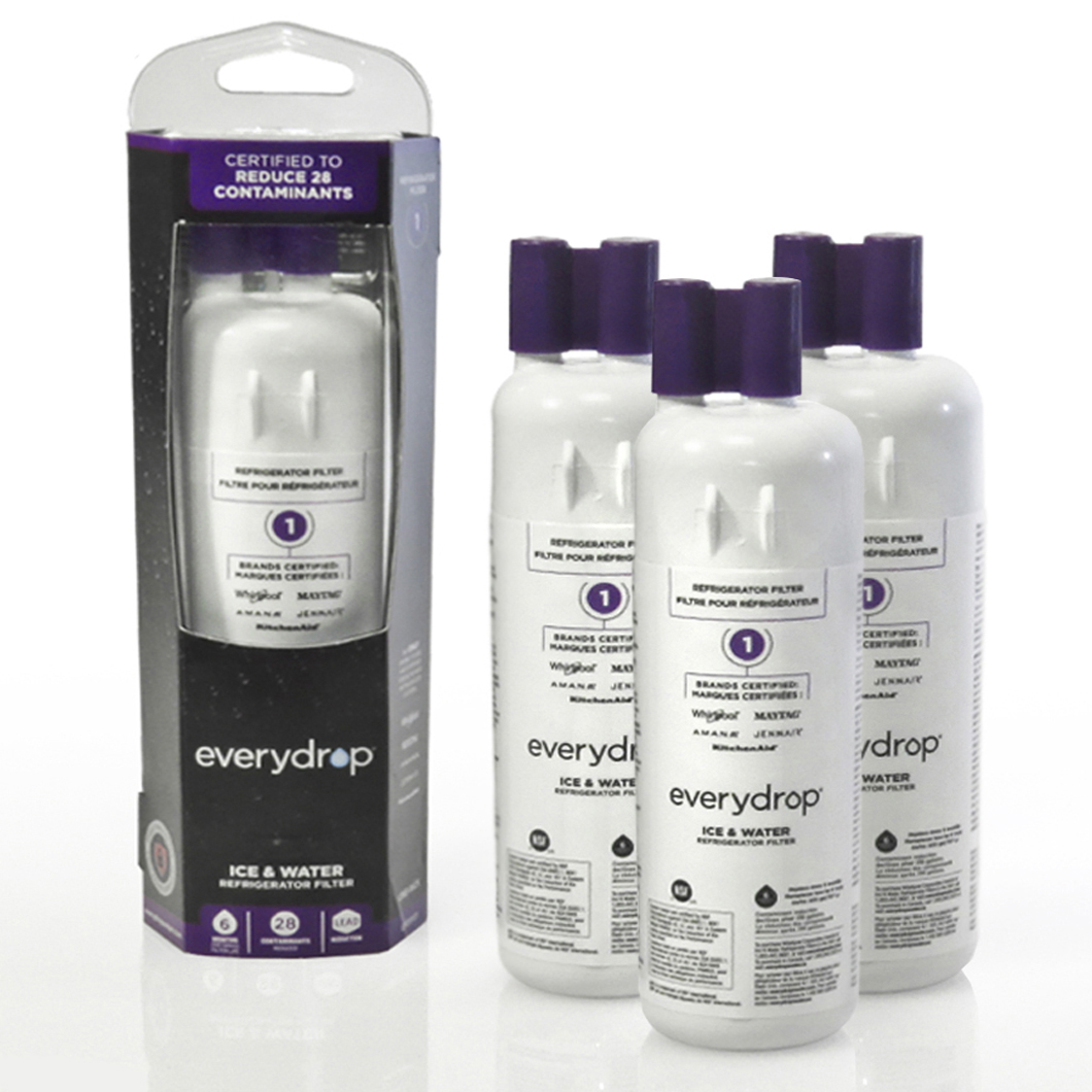 

everydrop by Whirlpool Ice and Refrigerator Water Filter 1 EDR1RXD1- (3 Pack)