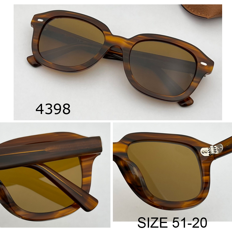 

square hexagonal sunglass for men women with glass lens uv400 protection gafas with box retail case stickers sunglasses female top quality fashon style 4398