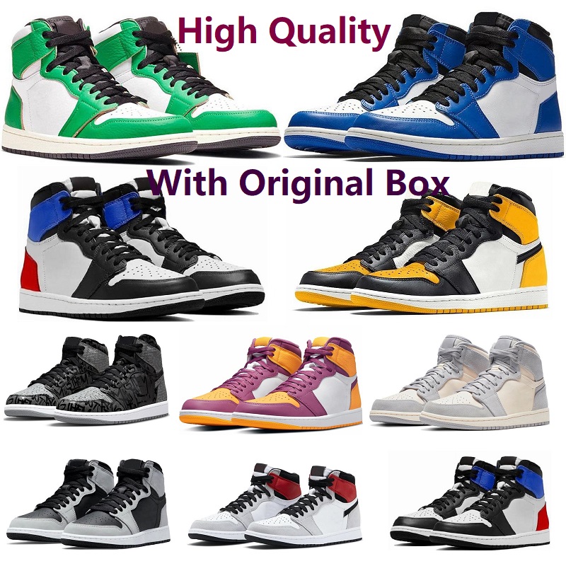

2023 Jorden 1 Jumpman 1 Men 1s Basketball Shoes Mens Womesn High Dark Mocha Royal Chicago Obsidian UNC White Lucky Green Outdoor Sports Trainers Sneakers, 31