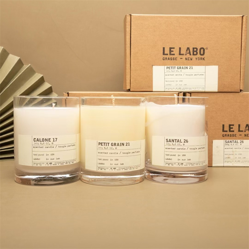 

Le Labo Candle Incense 245g Santal 26 Cedre 11 Laurier 62 Petit Grain 21 Calone 17 Scented Candles Bougie Parfum Wax Grasse New York Long Lasting Smell