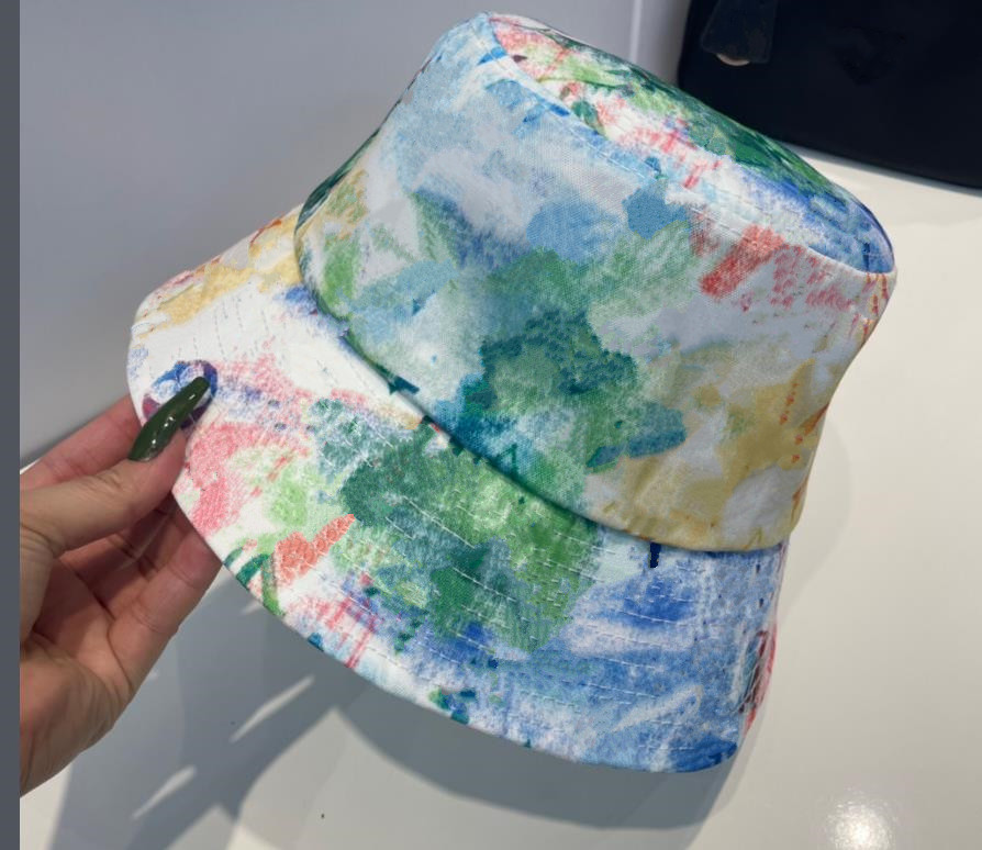 

Designer Cotton Bucket Hat Sun Cap for Women 2023 Spring New Colorful Beanie Casquettes Ladies Fisherman Hats Patchwork High Quality Summer Wide Brim Sun Hats