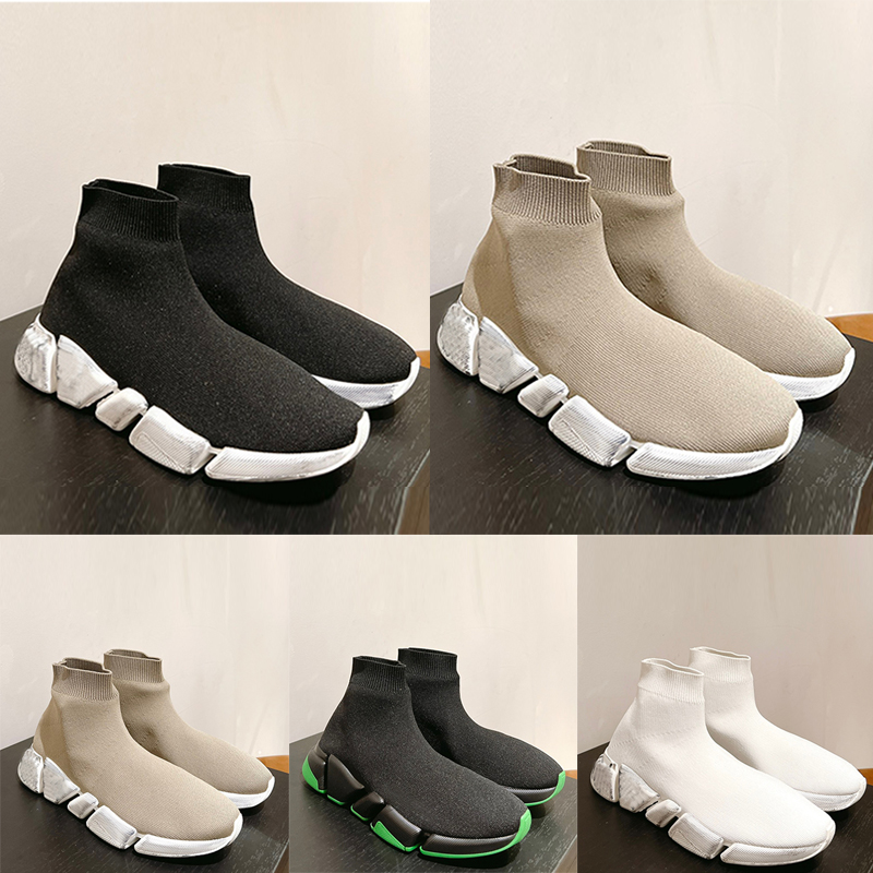 

Womans Mens Sock sports shoes High Quality Casual shoes Luxury Mens Womans Runner Sneakers Shoes Unisex Lightweight Comfortable ventilate original box SIEZ 35-46, 12