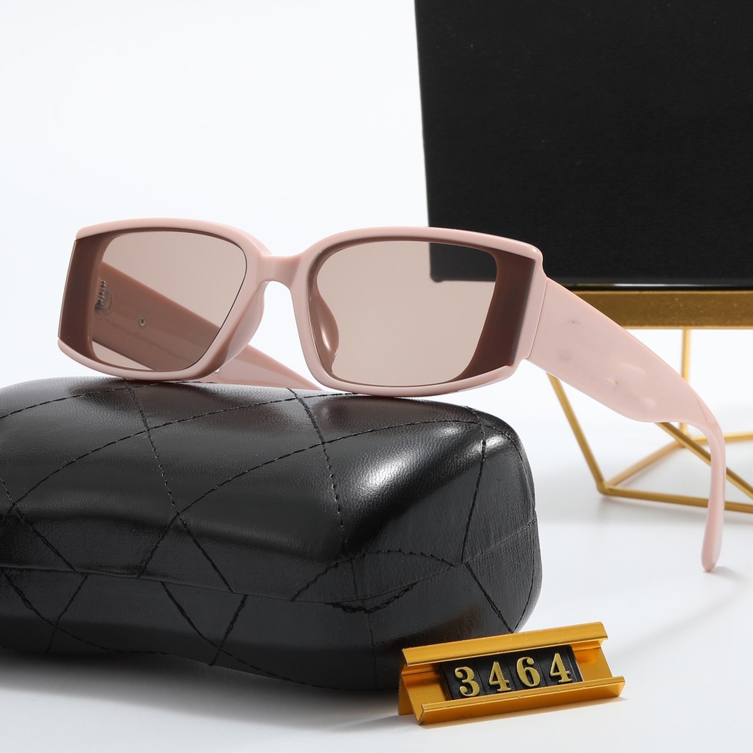 

Red cat eye sunglasses Fashion women's designer sunscreen HD multi-color sunshade mirror shipped with box