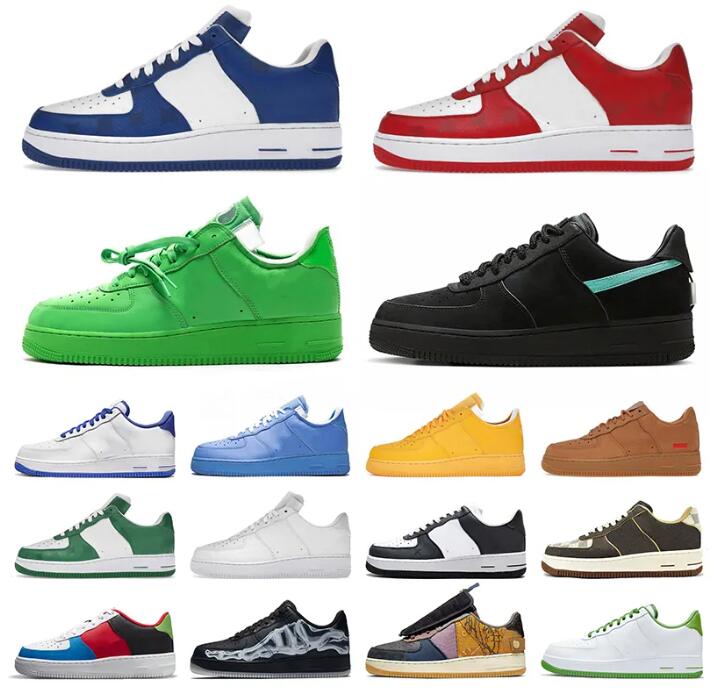 

1 Airforces Designer casual shoes For Mens Womens Paisley Black Cactus Jack Air Beige Force White Gum Mca Utility Volt Triple Black offs Sports Sneakers Trainers, 16