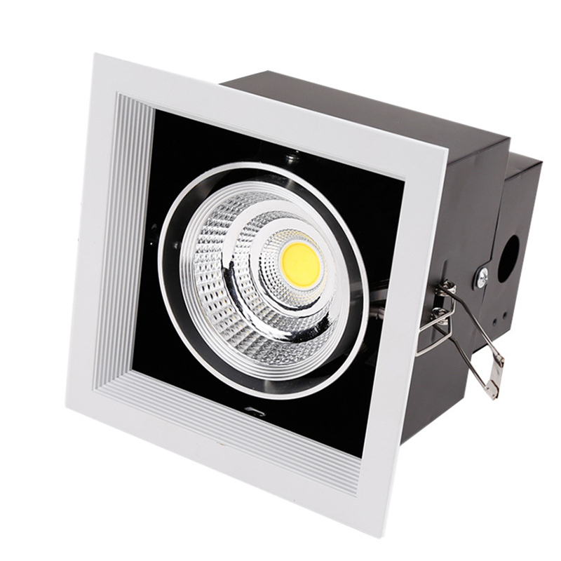 

Double Square Dimmable Led downlights Ceiling Spot Light 10W 20W 30W AC85-265V Ceiling Recessed Lights Indoor Lighting